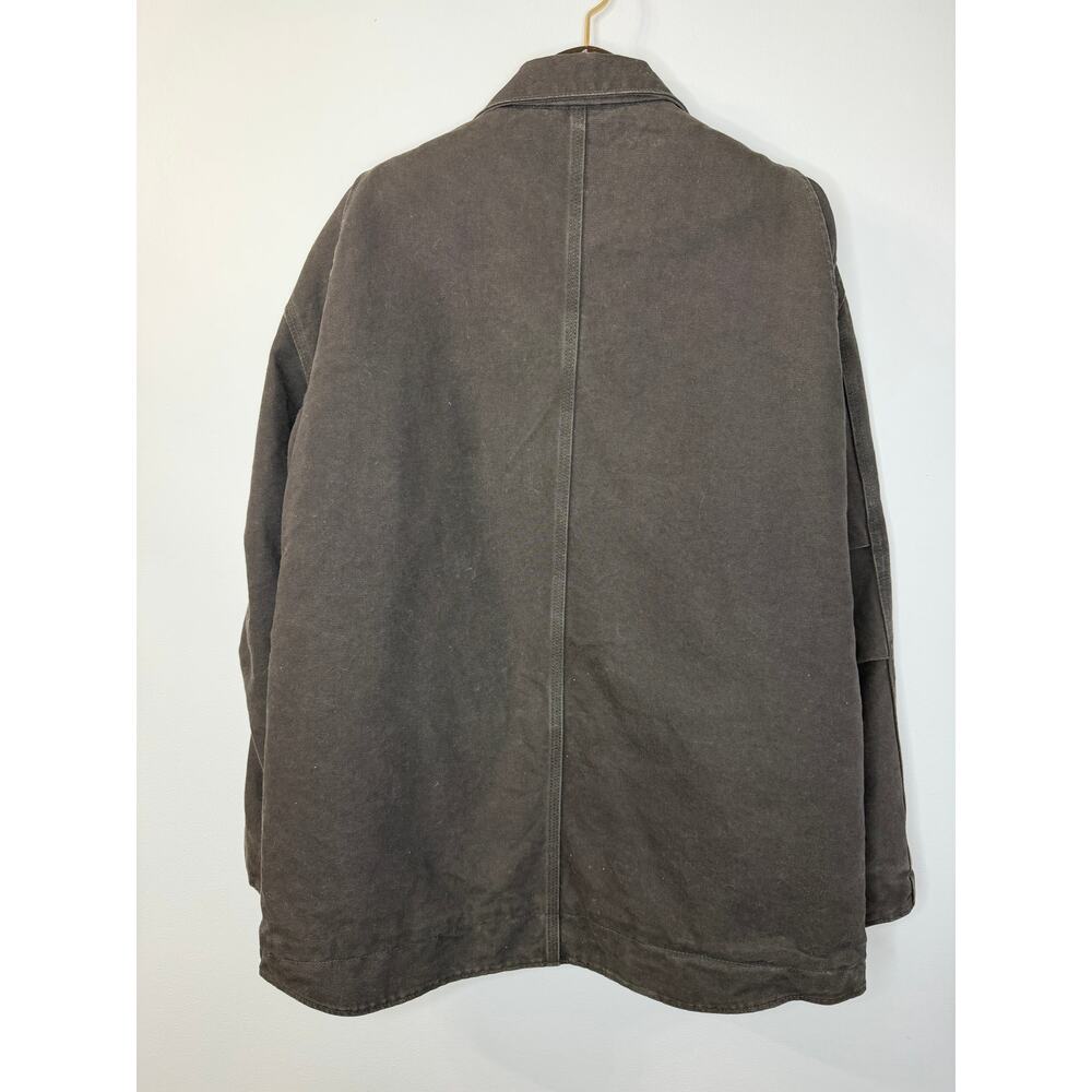Carhartt Sherpa Lined Ridge Jacket Dark Brown C61 blk Men’s M - Picture 2 of 10
